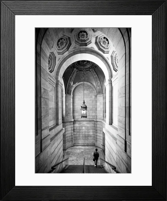Framed Print : Staircase, New York Public Library, Manhattan, New York City, New York, USA Framed Print : Staircase, New York Public Library, Manhattan, New York City, New York, USA