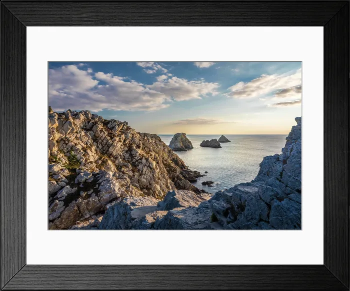 Framed Print : Pointe de Pen Hir, Camaret-sur-Mer, Finistere, Brittany, France