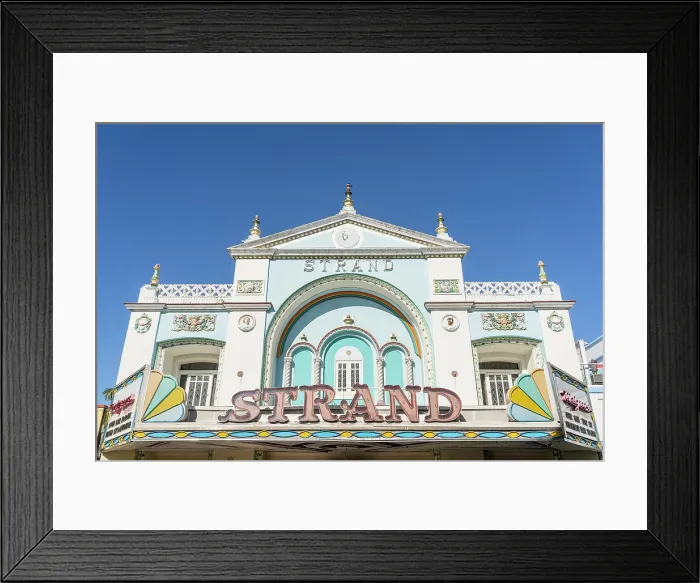 Framed Print : The colourful Strand building, Duval Street, Key West, Florida Keys, Florida, USA