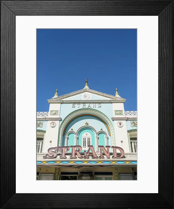 Framed Print : The colourful Strand building, Duval Street, Key West, Florida Keys, Florida, USA