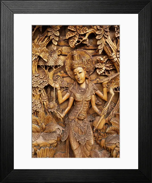 Framed Print : Carved wooden door, Pura Tanah Lot Temple, Bali, Indonesia Framed Print : Carved wooden door, Pura Tanah Lot Temple, Bali, Indonesia