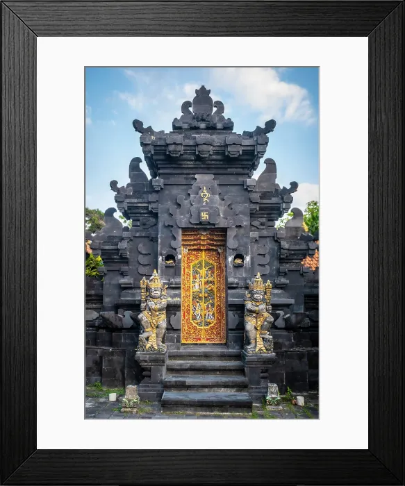 Framed Print : Paduraksa (kori) gateway, Pura Tanah Lot Temple, Bali, Indonesia Framed Print : Paduraksa (kori) gateway, Pura Tanah Lot Temple, Bali, Indonesia