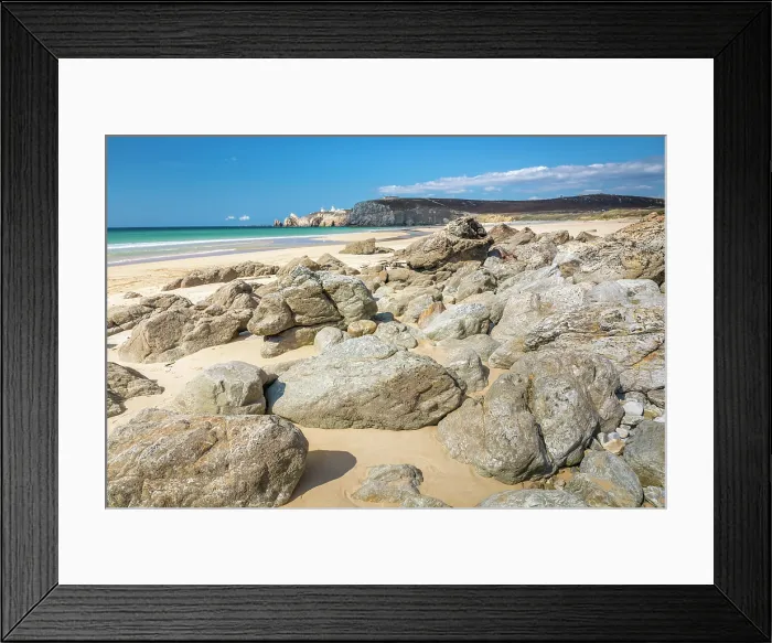 Framed Print : Plage de Pen Hat beach, Camaret-sur-Mer, Finistere, Brittany, France Framed Print : Plage de Pen Hat beach, Camaret-sur-Mer, Finistere, Brittany, France