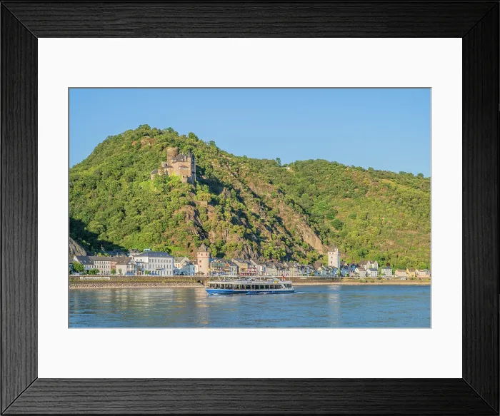 Framed Print : Burg Katz with St. Goarshausen, Rhine valley, Rhineland-Palatinate, Germany Framed Print : Burg Katz with St. Goarshausen, Rhine valley, Rhineland-Palatinate, Germany