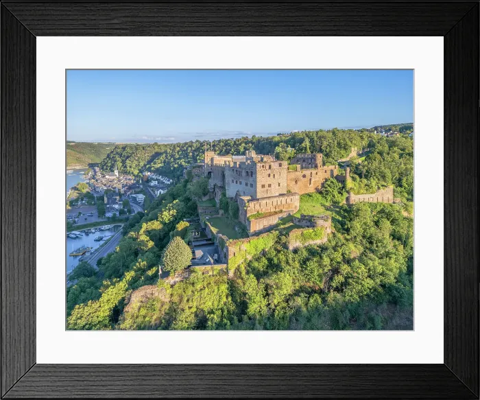 Framed Print : Burg Rheinfels, St. Goar, Rhine valley, Rhineland-Palatinate, Germany Framed Print : Burg Rheinfels, St. Goar, Rhine valley, Rhineland-Palatinate, Germany