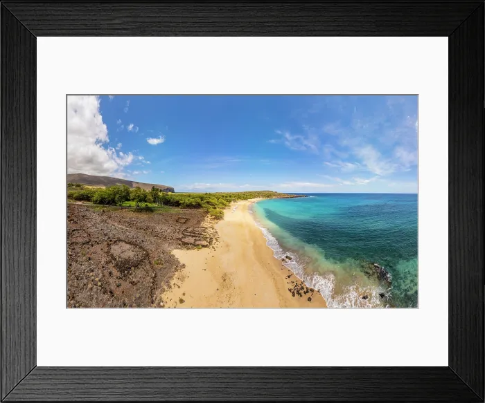 Framed Print : Hulopoʻe Beach, Lanai, Hawaii, USA, North America Framed Print : Hulopoʻe Beach, Lanai, Hawaii, USA, North America