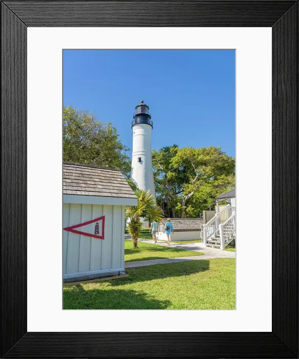 Framed Print : Key West Lighthouse, Key West, Florida Keys, Florida, USA Framed Print : Key West Lighthouse, Key West, Florida Keys, Florida, USA