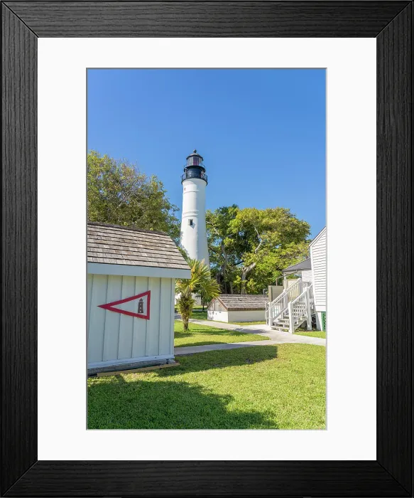 Framed Print : Key West Lighthouse, Key West, Florida Keys, Florida, USA