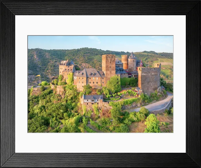 Framed Print : Schonburg Castle, Oberwesel, Rhine valley, Rhineland-Palatinate, Germany Framed Print : Schonburg Castle, Oberwesel, Rhine valley, Rhineland-Palatinate, Germany