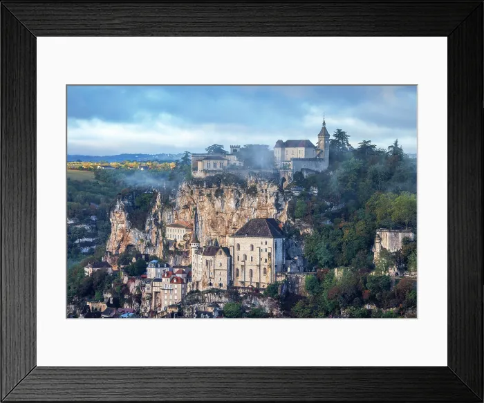 Framed Print : Rocamadour, Lot, Occitanie, France Framed Print : Rocamadour, Lot, Occitanie, France