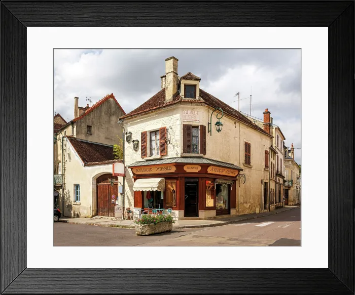 Framed Print : Traditional bakery in Ancy-le-Franc, Yonne, France Framed Print : Traditional bakery in Ancy-le-Franc, Yonne, France