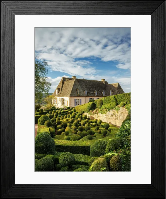 Framed Print : The Marqueyssac Gardens, Vézac, Dordogne, France