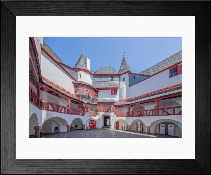 Framed Print : Pfalzgrafenstein Castle, Kaub, Rhine valley, Rhineland-Palatinate, Germany