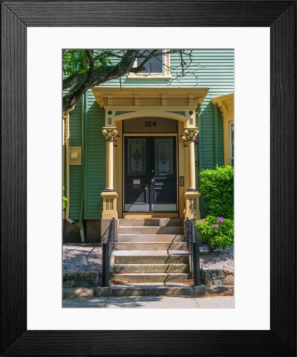 Framed Print : USA, Rhode Island, Providence, Waterman Street Framed Print : USA, Rhode Island, Providence, Waterman Street