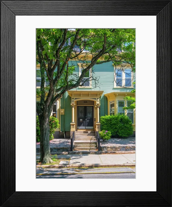 Framed Print : USA, Rhode Island, Providence, Waterman Street Framed Print : USA, Rhode Island, Providence, Waterman Street