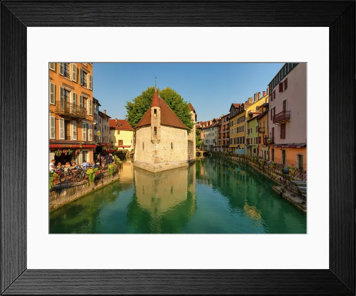 Framed Print : The Old Prison on Thiou Canal, Annecy, Haute-Savoie, France Framed Print : The Old Prison on Thiou Canal, Annecy, Haute-Savoie, France