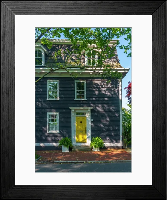 Framed Print : USA, Rhode Island, Providence, Benefit Street Framed Print : USA, Rhode Island, Providence, Benefit Street