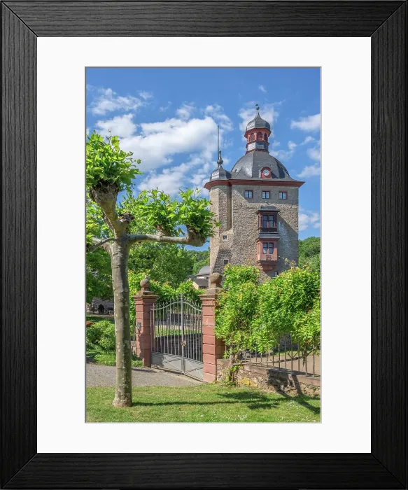 Framed Print : Vollrads Castle, Keep, Oestrich-Winkel, Rhine valley, Hesse, Germany Framed Print : Vollrads Castle, Keep, Oestrich-Winkel, Rhine valley, Hesse, Germany