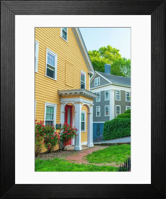 Framed Print : USA, Rhode Island, Providence, Congdon Street
