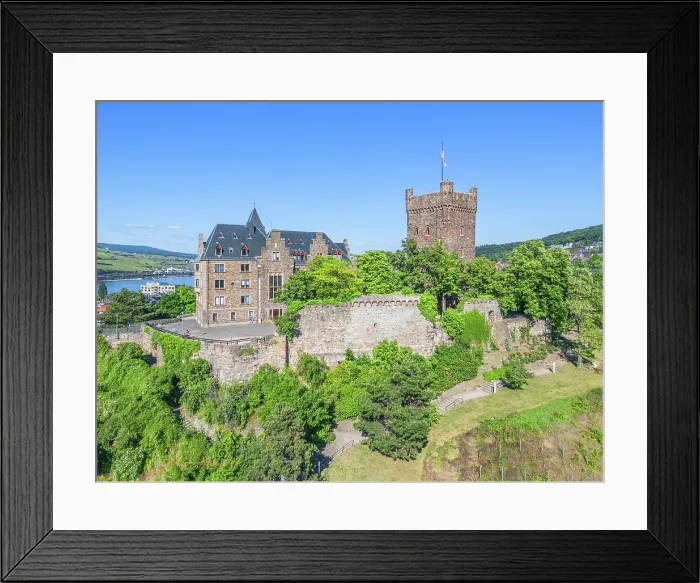 Framed Print : Burg Klopp at Bingen, Rhine valley, Rhineland-Palatinate, Germany Framed Print : Burg Klopp at Bingen, Rhine valley, Rhineland-Palatinate, Germany
