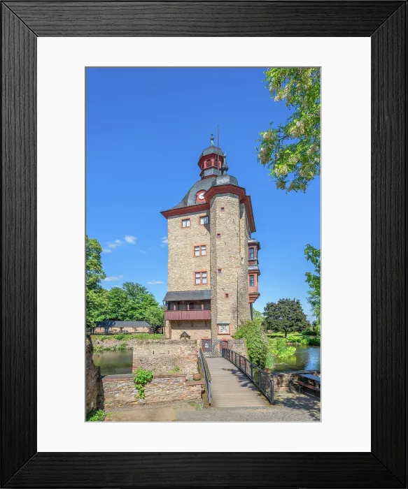 Framed Print : Vollrads Castle, Keep, Oestrich-Winkel, Rhine valley, Hesse, Germany Framed Print : Vollrads Castle, Keep, Oestrich-Winkel, Rhine valley, Hesse, Germany