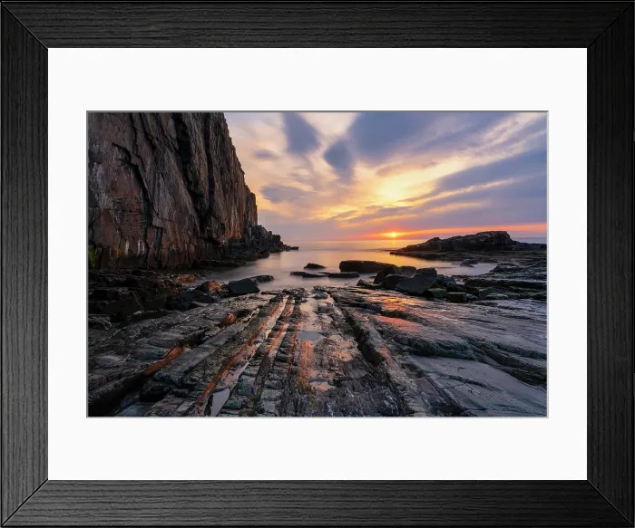 Framed Print : Rocks at sunrise on Bald Head, Cape Neddick, Maine, USA Framed Print : Rocks at sunrise on Bald Head, Cape Neddick, Maine, USA