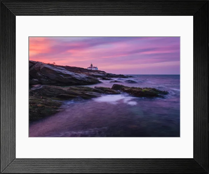 Framed Print : Sunrise at Beavertail Point Lighthouse, Beavertail State Park, Narragansett Bay, Jamestown, Rhode Island, USA Framed Print : Sunrise at Beavertail Point Lighthouse, Beavertail State Park, Narragansett Bay, Jamestown, Rhode Island, USA