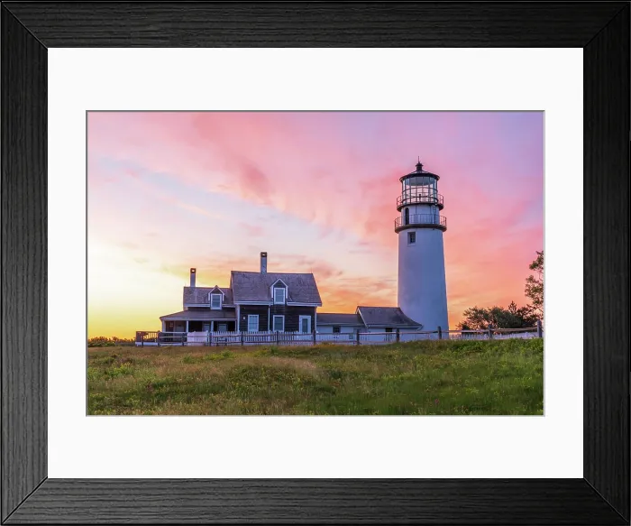 Framed Print : USA, Massachusetts, Cape Cod, Outer Cape, Cape Cod National Seashore, Truro, Highland or Cape Cod Lighthouse Framed Print : USA, Massachusetts, Cape Cod, Outer Cape, Cape Cod National Seashore, Truro, Highland or Cape Cod Lighthouse