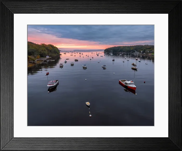Framed Print : Dawn over Rockport Harbor, Rockport, Maine, USA Framed Print : Dawn over Rockport Harbor, Rockport, Maine, USA