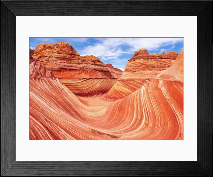 Framed Print : The Wave at Coyote Buttes in the Paria Canyon-Vermilion Cliffs Wilderness, Arizona, USA Framed Print : The Wave at Coyote Buttes in the Paria Canyon-Vermilion Cliffs Wilderness, Arizona, USA