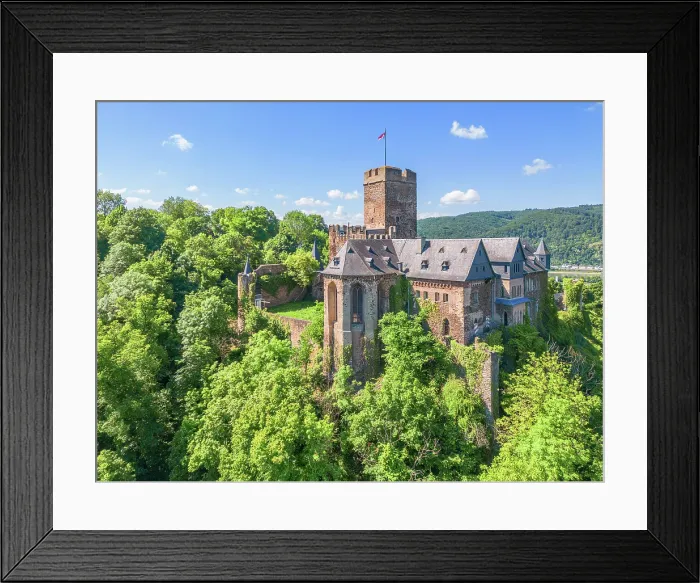 Framed Print : Lahneck Castle, Lahnstein, Rhine Valley, Rhineland-Palatinate, Germany Framed Print : Lahneck Castle, Lahnstein, Rhine Valley, Rhineland-Palatinate, Germany