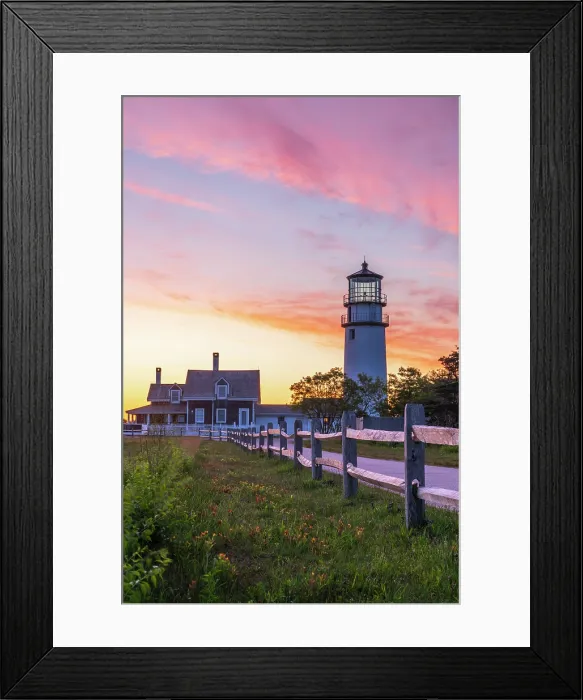 Framed Print : USA, Massachusetts, Cape Cod, Outer Cape, Cape Cod National Seashore, Truro, Highland or Cape Cod Lighthouse Framed Print : USA, Massachusetts, Cape Cod, Outer Cape, Cape Cod National Seashore, Truro, Highland or Cape Cod Lighthouse