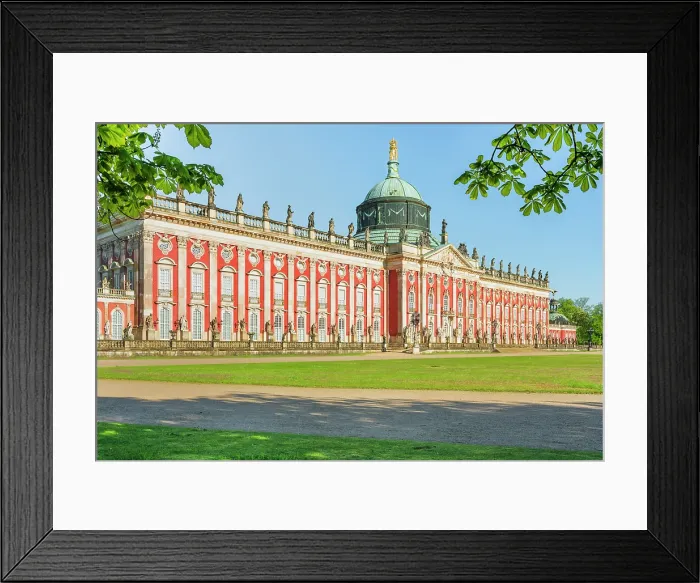 Framed Print : New Palace at the Sanssouci Park, Sanssouci, Unsesco world heritage, Potsdam, Brandenburg, Germany, Europe Framed Print : New Palace at the Sanssouci Park, Sanssouci, Unsesco world heritage, Potsdam, Brandenburg, Germany, Europe