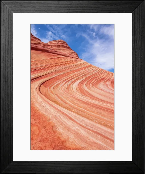 Framed Print : The Wave at Coyote Buttes in the Paria Canyon-Vermilion Cliffs Wilderness, Arizona, USA Framed Print : The Wave at Coyote Buttes in the Paria Canyon-Vermilion Cliffs Wilderness, Arizona, USA
