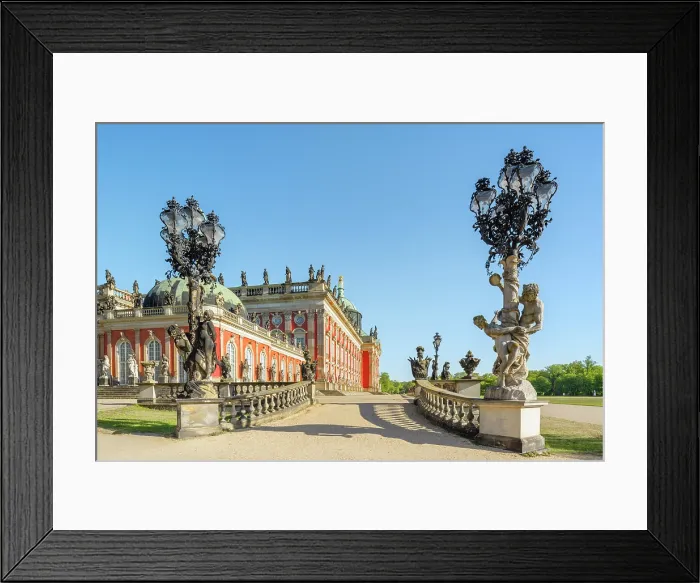 Framed Print : New Palace at the Sanssouci Park, Sanssouci, Unsesco world heritage, Potsdam, Brandenburg, Germany, Europe Framed Print : New Palace at the Sanssouci Park, Sanssouci, Unsesco world heritage, Potsdam, Brandenburg, Germany, Europe