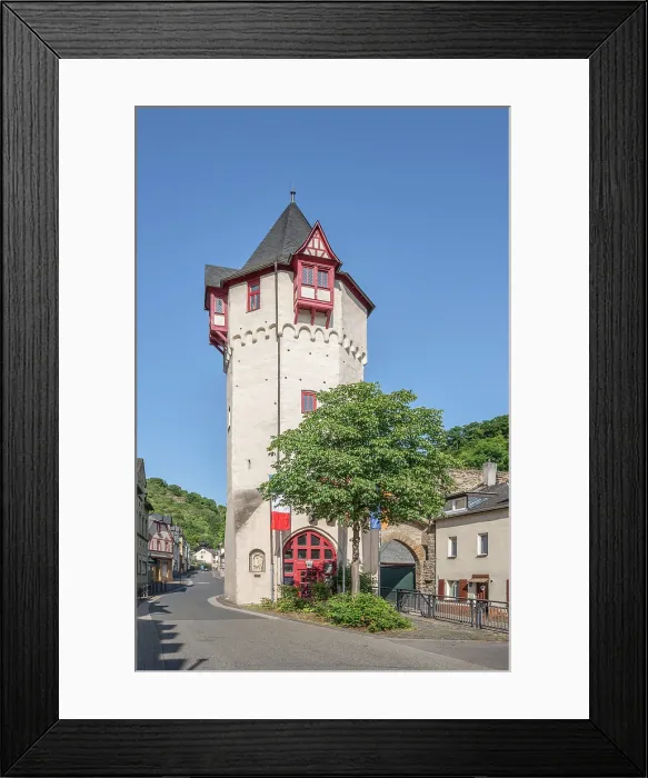 Framed Print : Obertor, Braubach, Rhine valley, Rhineland-Palatinate, Germany Framed Print : Obertor, Braubach, Rhine valley, Rhineland-Palatinate, Germany