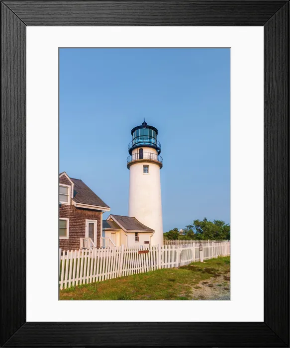 Framed Print : USA, Massachusetts, Cape Cod, Outer Cape, Cape Cod National Seashore, Truro, Highland or Cape Cod Lighthouse Framed Print : USA, Massachusetts, Cape Cod, Outer Cape, Cape Cod National Seashore, Truro, Highland or Cape Cod Lighthouse