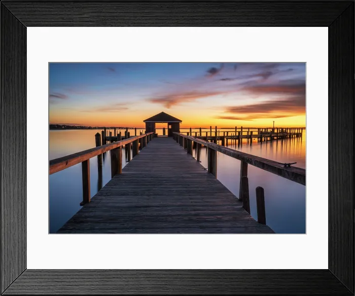 Framed Print : Sunrise at jetty, Cape Cod, Hyannis Port, Massachusetts, USA Framed Print : Sunrise at jetty, Cape Cod, Hyannis Port, Massachusetts, USA