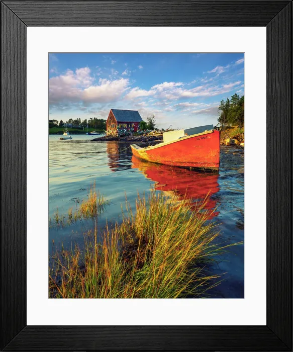 Framed Print : Old fishing boat and shack, Harpswell, Maine, USA Framed Print : Old fishing boat and shack, Harpswell, Maine, USA