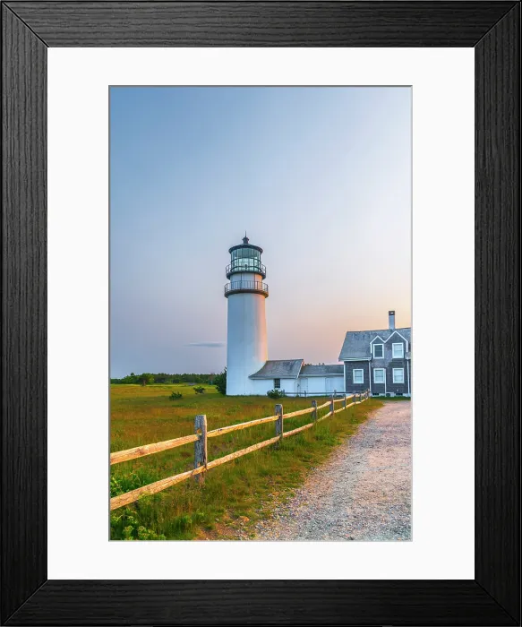 Framed Print : USA, Massachusetts, Cape Cod, Outer Cape, Cape Cod National Seashore, Truro, Highland or Cape Cod Lighthouse Framed Print : USA, Massachusetts, Cape Cod, Outer Cape, Cape Cod National Seashore, Truro, Highland or Cape Cod Lighthouse