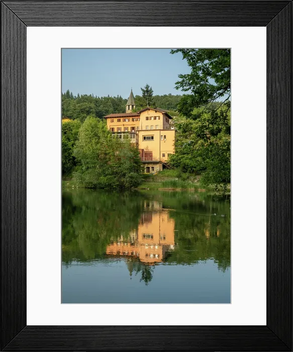 Framed Print : europe, Italy, Emilia-Romagna, The lake Lago di Castel dell'Alpi Framed Print : europe, Italy, Emilia-Romagna, The lake Lago di Castel dell'Alpi