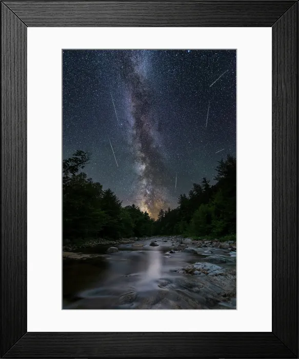 Framed Print : Milky Way over the Swift River, White Mountain National Forest, New Hampshire, USA Framed Print : Milky Way over the Swift River, White Mountain National Forest, New Hampshire, USA