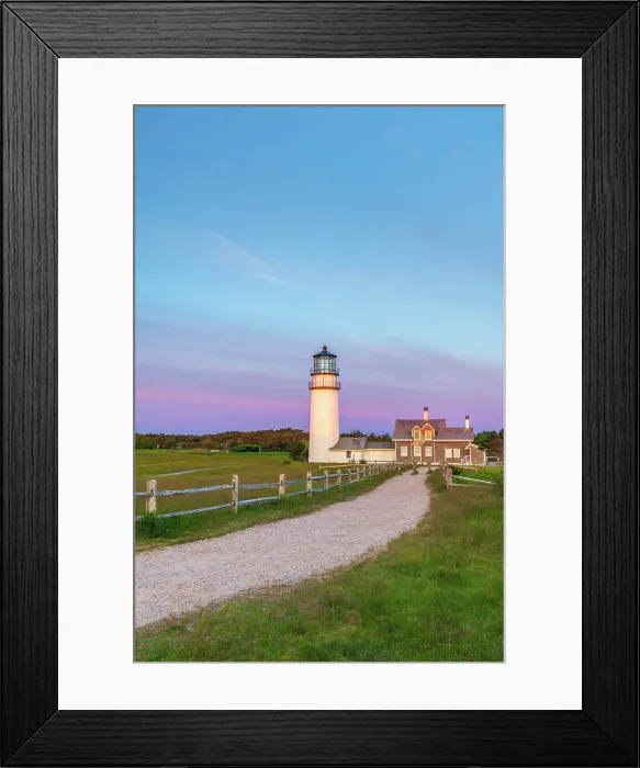 Framed Print : USA, Massachusetts, Cape Cod, Outer Cape, Cape Cod National Seashore, Truro, Highland or Cape Cod Lighthouse Framed Print : USA, Massachusetts, Cape Cod, Outer Cape, Cape Cod National Seashore, Truro, Highland or Cape Cod Lighthouse