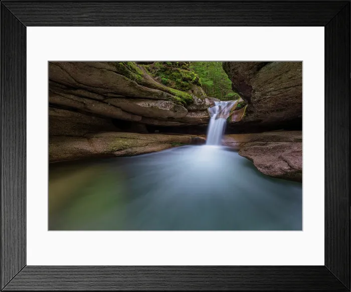 Framed Print : Cascade and punchbowl at Sabbaday Falls, White Mountain National Forest, New Hampshire, USA Framed Print : Cascade and punchbowl at Sabbaday Falls, White Mountain National Forest, New Hampshire, USA
