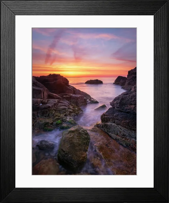 Framed Print : Sunrise from Hazard Rocks on Narragansett Bay, Narragansett, Rhode Island, USA Framed Print : Sunrise from Hazard Rocks on Narragansett Bay, Narragansett, Rhode Island, USA