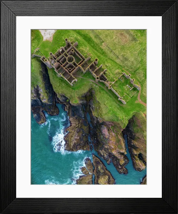 Framed Print : UK, Scotland, Aberdeenshire, Cruden Bay, Slains Castle Framed Print : UK, Scotland, Aberdeenshire, Cruden Bay, Slains Castle