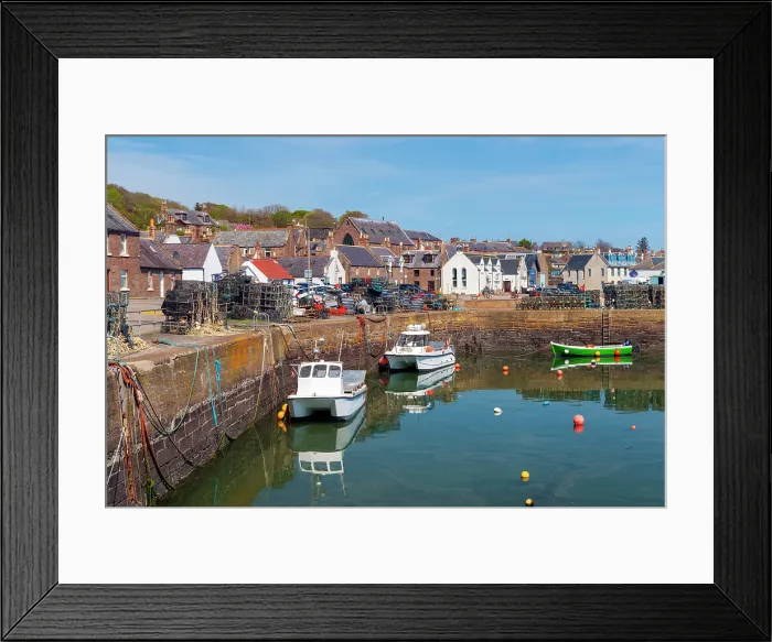 Framed Print : UK, Scotland, Aberdeenshire, Johnshaven, Harbour Framed Print : UK, Scotland, Aberdeenshire, Johnshaven, Harbour