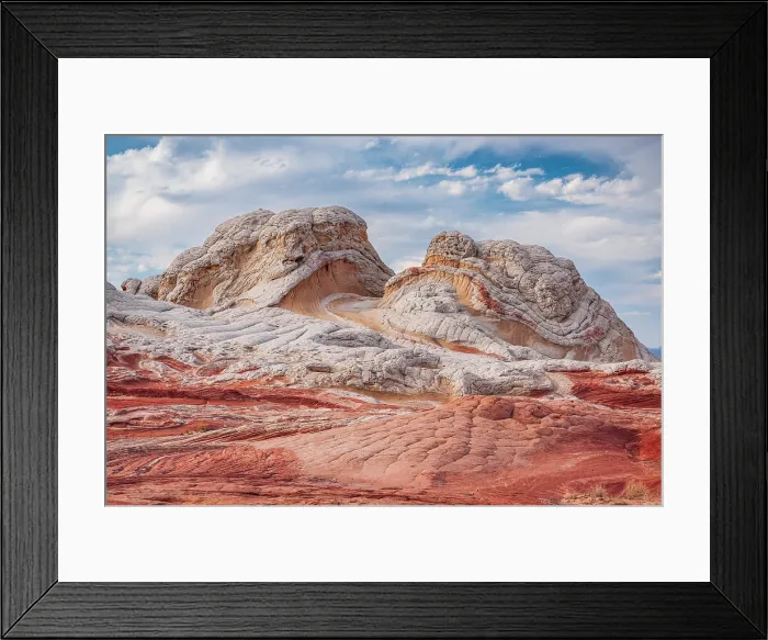 Framed Print : Rock domes at White Pocket in the Vermilion Cliffs National Monument, Arizona, USA