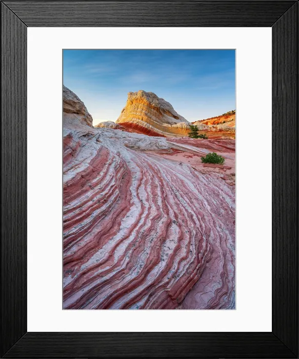 Framed Print : Rock curves at White Pocket in Vermilion Cliffs National Monument, Arizona, USA Framed Print : Rock curves at White Pocket in Vermilion Cliffs National Monument, Arizona, USA
