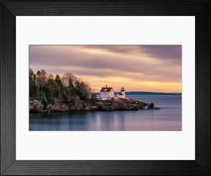 Framed Print : Sunrise from Curtis Island Lighthouse, Camden, Maine, USA Framed Print : Sunrise from Curtis Island Lighthouse, Camden, Maine, USA